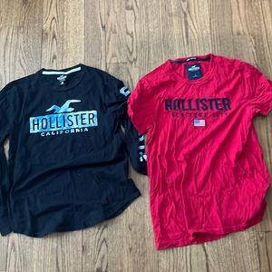 Set of 2 men’s small Hollister shirts